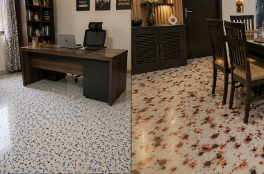 Granules & Flakes Epoxy Flooring